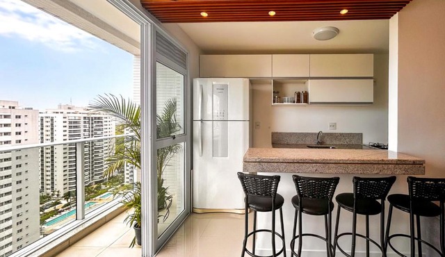 Apto para 5 em Condomínio Resort na Barra Olímpica