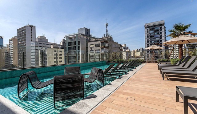 Ayra Higienópolis - Apartamentos mobiliados com excelente vista e localização