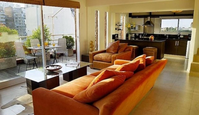 Beautiful 2-level, 2-bedroom Penthouse in Las Canitas, Palermo, BA