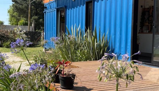 Blue Container in Mar del Plata