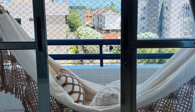 Beautiful, spacious apartment in Camboinha, 150m from the best beach in João Pessoa in Loteamento Praia Grande Cabedelo
