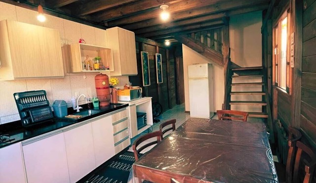 Spacious and affordable family chalet in São João do Rio Vermelho Florianópolis