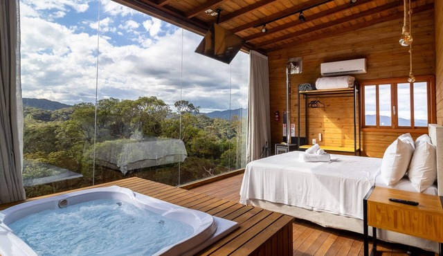 Cabana c/vista e jacuzzi Serra Catarinense VST025