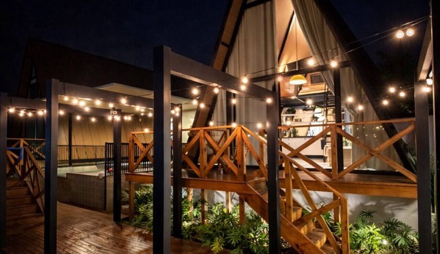 Cabana com Piscina Aquecida e Spa