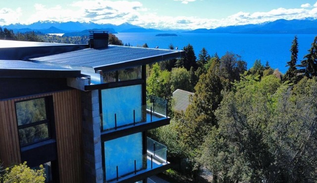 Calido depto con vista estilo Patagonico en Bariloche