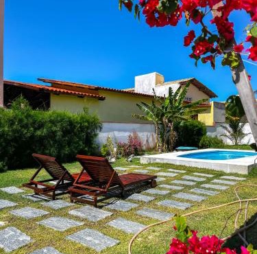 Casa Egípcia em Morro branco - na quadra da praia