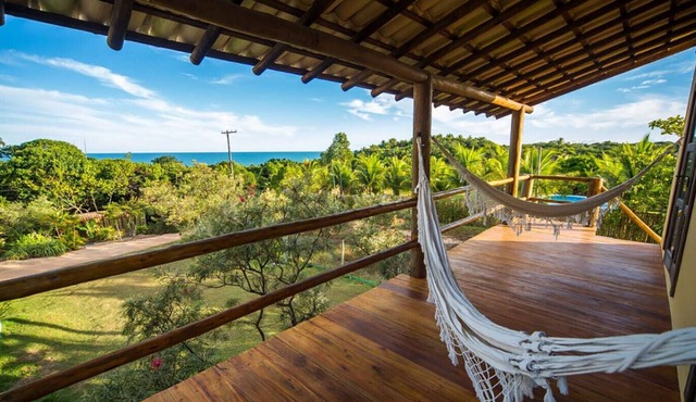 Casa Linda com terraço, Wifi e uma Vista Incrível! in Trancoso