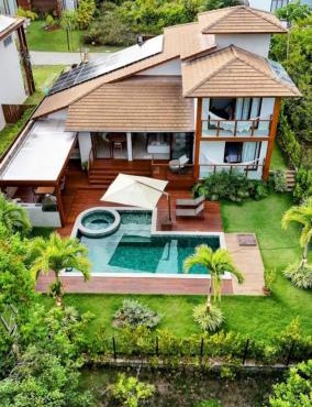 Casa Praia do Forte - Alto Padrão com Acesso à Praia