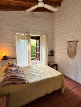 Casita Lavanda - cercana a plaza de Villa de las Rosas con calefactor y asador
