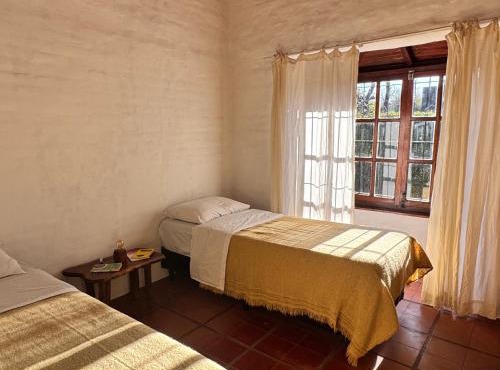 Casita Lavanda - cercana a plaza de Villa de las Rosas con calefactor y asador