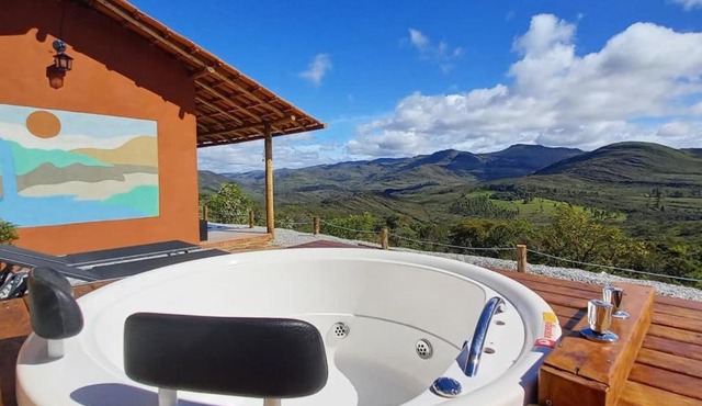 Charmoso chalé com jacuzzi in Itabirito