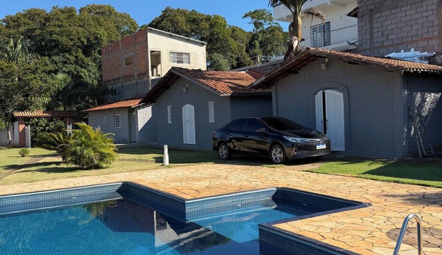 Country house | pool and fire pit near the dam in Ibiúna