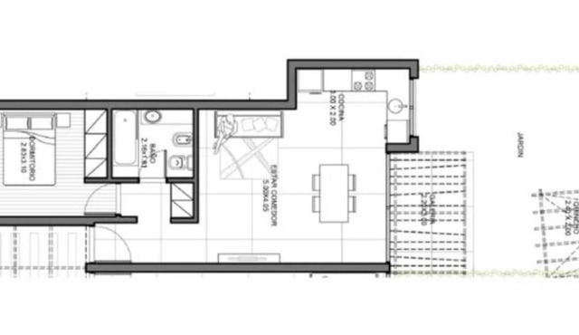 Departamento en complejo cerrado con piscina - 1 dormitorio