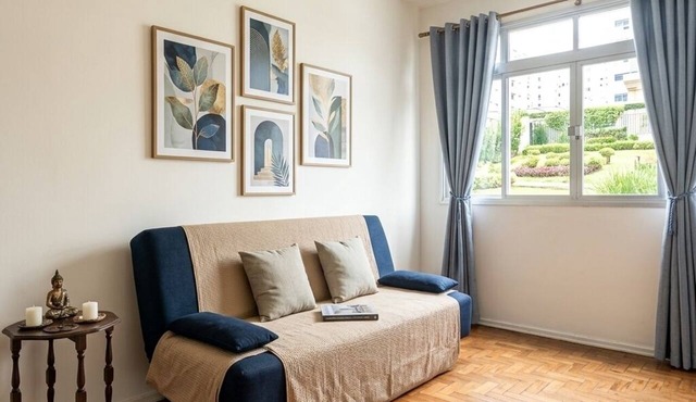 Entire Apartment on Iconic Avenue Paulista for 3