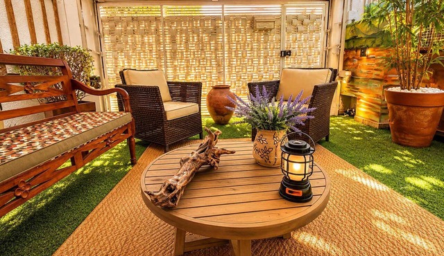 Entire home for 6 · garden, rooftop & art