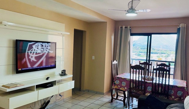 EXCELLENT 3-BEDROOM APARTMENT WITH AIR CONDITIONING, FREE WIFI, MIDDLE OF MORRO BEACH, ELEVATOR in Guarapari