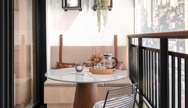 Flat de Luxo Decorado, com Lava Louças