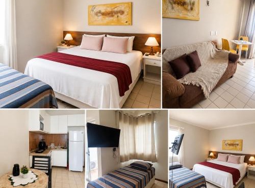 Flat Frente Mar com Piscina em Piedade
