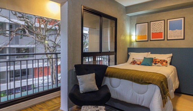 Flat Pet Friendly c Academia a 200m do metrô