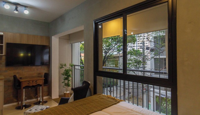Flat Pet Friendly c Academia a 200m do Metr