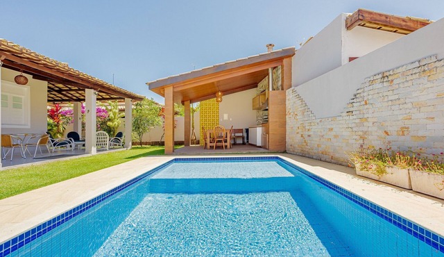 GB115 Beautiful house with 4 suites 250m from the beach - Guarajuba