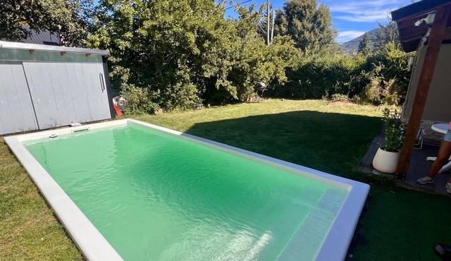 House with heated pool/pool table and ping pong table