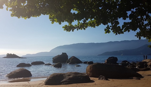 House in Ilhabela with a view of the greenery.