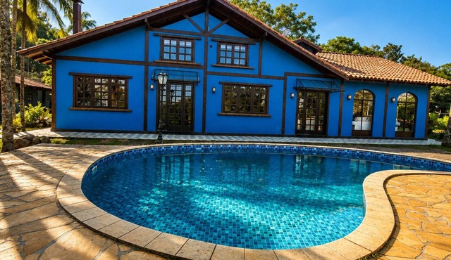House on the Guarapiranga Reservoir | Swimming pool, tennis court and complete leisure facilities