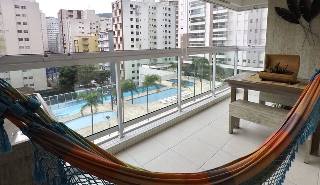 IN SANTOS, LEISURE AND COMFORT WITH A VIEW TO THE SEA !! in Santos
