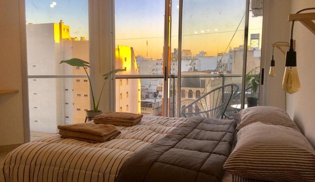 Inmejorable! Piso alto en Centro BsAs, Moderno con parrilla y pileta 3 pax