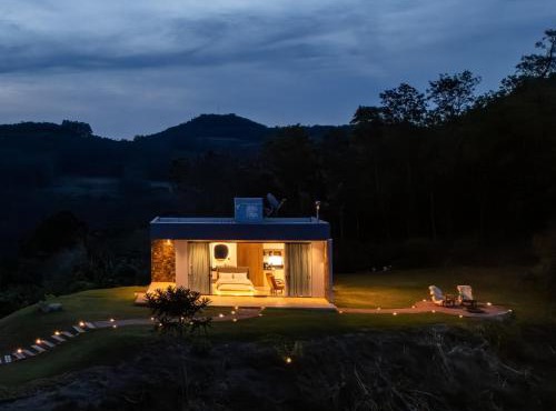 Lúmina Colina - Cabana romântica com hidromassagem