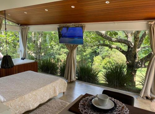 Loft Vidro Garden em Condomínio Rota do Vinho São Roque
