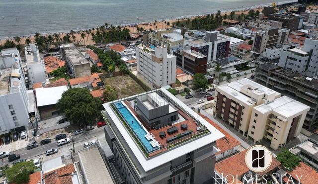 Luxury flat with balcony at Acqua Tambau AQ4I8 in João Pessoa
