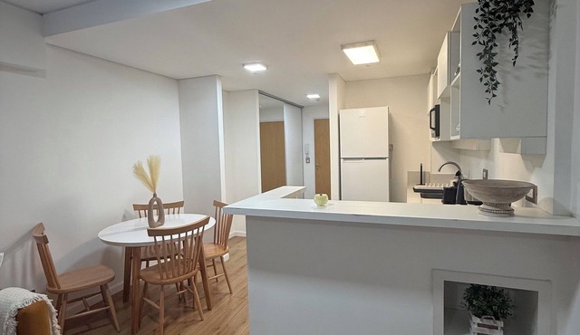 Minimalist 1-bedroom condo in cool Palermo Buenos Aires with fitness room, WiFi