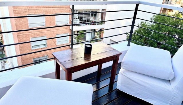 Modern Loft in Belgrano with Private Balcony for 4 people
