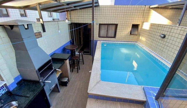 Oceanfront Penthouse with Private Pool | 2 Bedrooms | Downtown Mongaguá | in Mongaguá