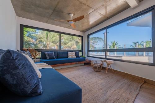 Pé Na Areia, 6 Quartos, Casa Azul in Bertioga