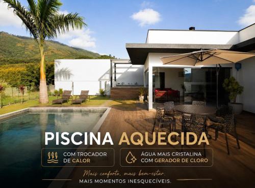 Piscina aquecida, Jacuzzi e Vista da Pedra Grande