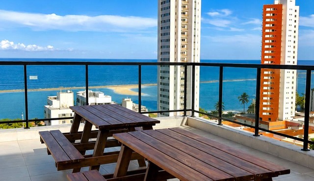 Premium Apartment in Olinda | Swimming Pool, Gym, and Panoramic Ocean Views in Recife