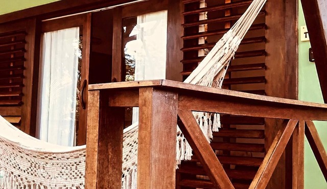Premium Rustic-Tropical Suite: Charm, Balcony, Hammock and Nature