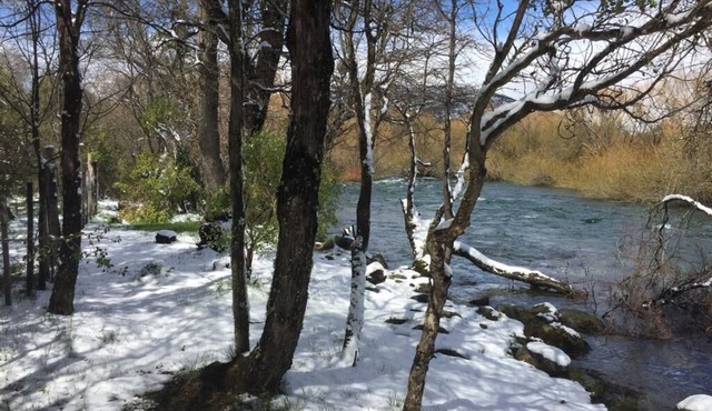 Private room on cabin, near water stream and river