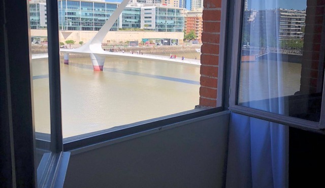 Puente de la Mujer, your private apartment with the best view in Bs. As.