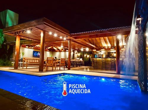 Recanto Quinta das Palmeiras, Casa com Piscina Aquecida, até 16 pessoas, Perto do Thermas, Olímpia-SP