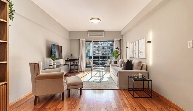Renovated 2BR, 8th Floor · Las Cañitas | Balcony & Expert Hosts