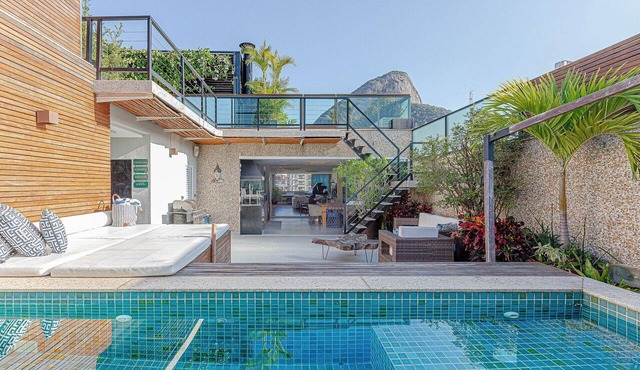 Rio018 - Beautiful triplex penthouse with pool in Leblon in Rio de Janeiro