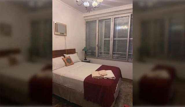 São Vicente: Conforto com Vista Mar e Garagem in São Vicente