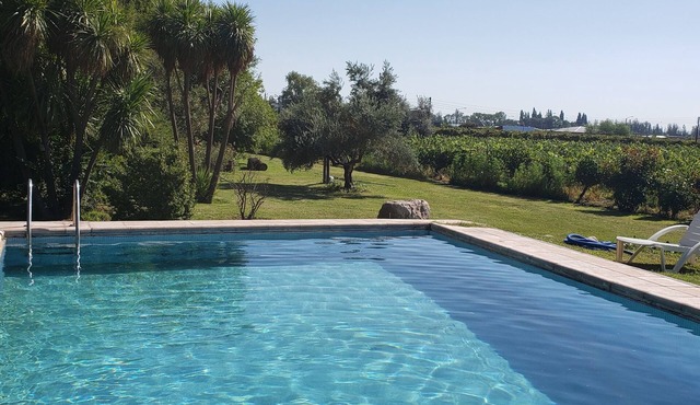 Scenic 3 Bedroom House with Pool in a 50 Acres Vineyard