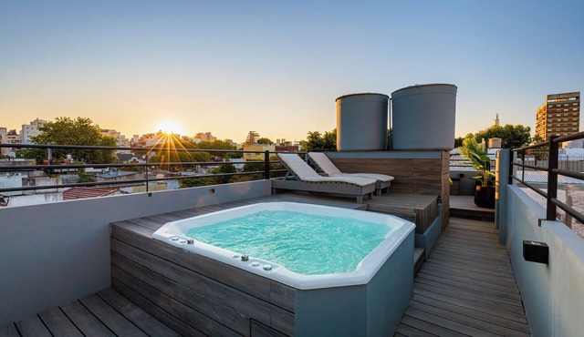 Spectacular Brand New 3 story Private Home with Rooftop Jacuzzi Terrace in BA.