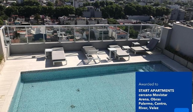 START APARTMENTS cercano Movistar Arena, Obras Palermo, Centro, River, Velez
