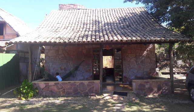 Stone House, São Jorge, Chapada dos Veadeiros, in the center of the village.